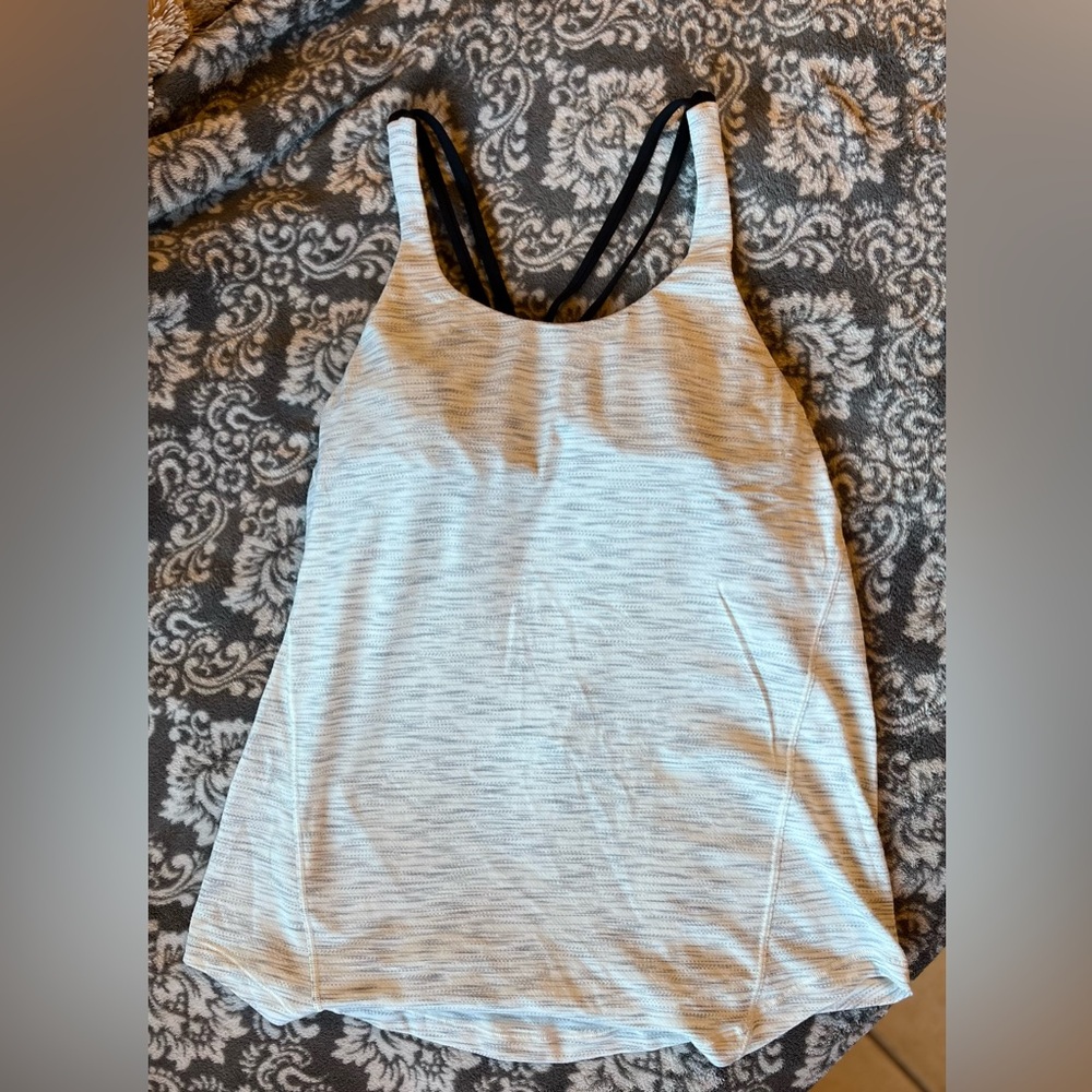 Lululemon Women's Gray Strappy Tank Top